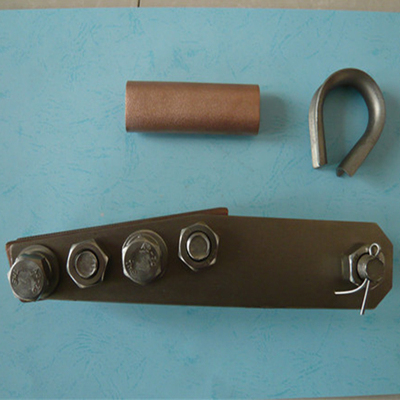 H型接触线中心锚结线夹